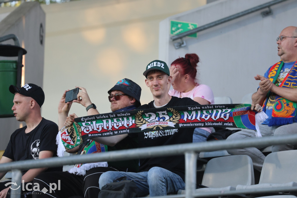 Kibice na meczu Miedź Legnica - Stal Mielec