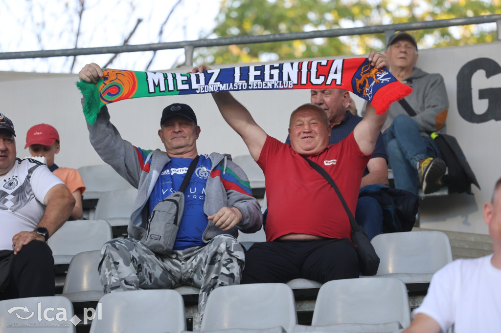 Kibice na meczu Miedź Legnica - Stal Mielec