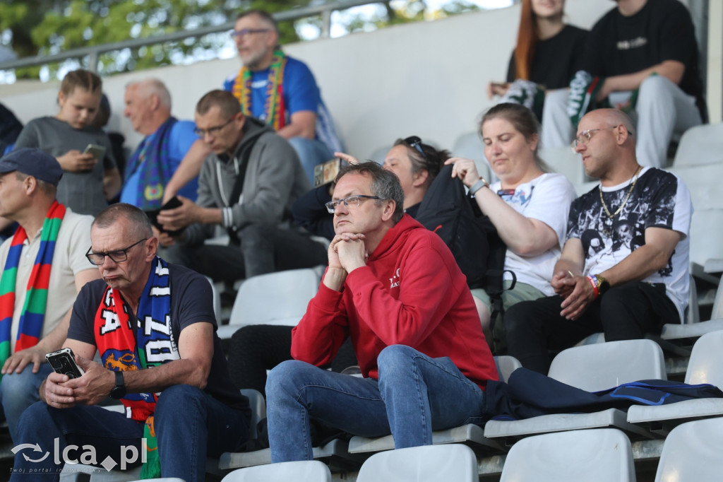 Kibice na meczu Miedź Legnica - Stal Mielec