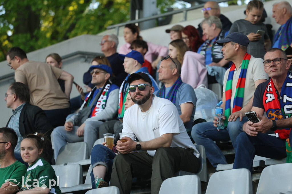 Kibice na meczu Miedź Legnica - Stal Mielec