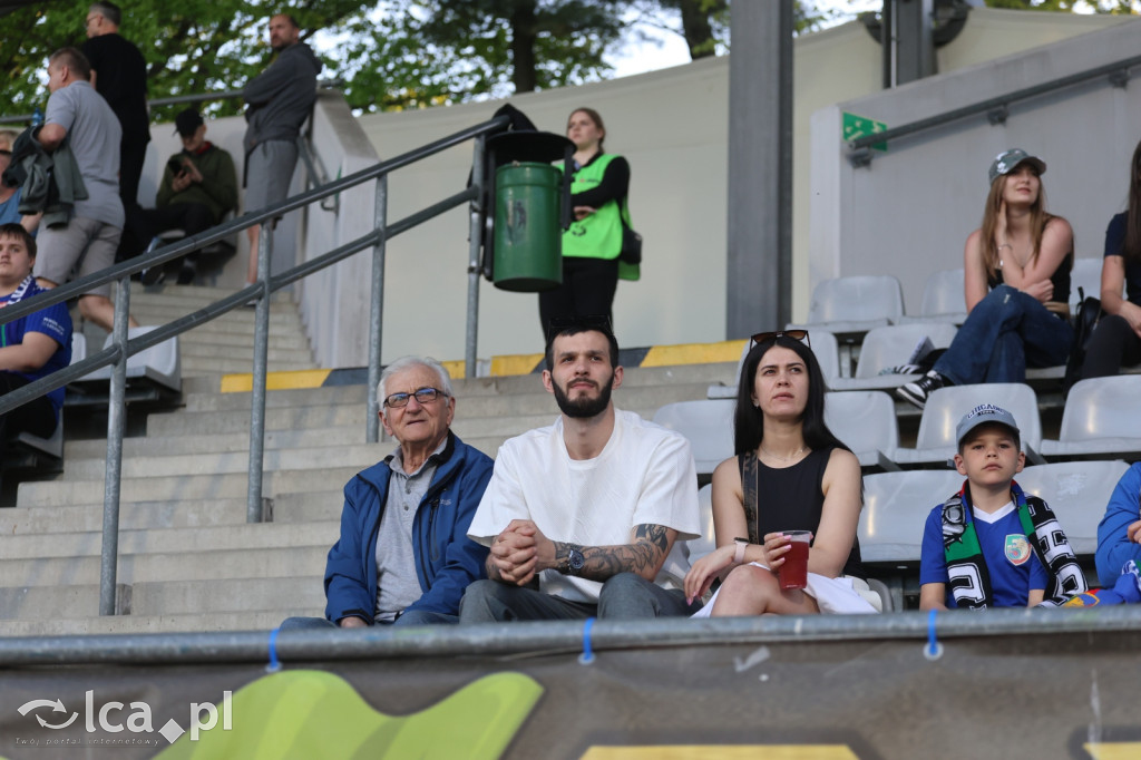 Kibice na meczu Miedź Legnica - Stal Mielec