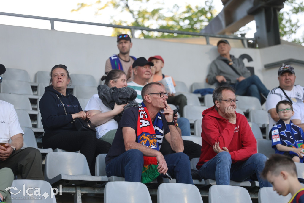 Kibice na meczu Miedź Legnica - Stal Mielec