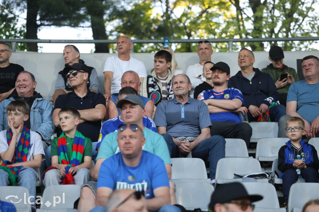 Kibice na meczu Miedź Legnica - Stal Mielec