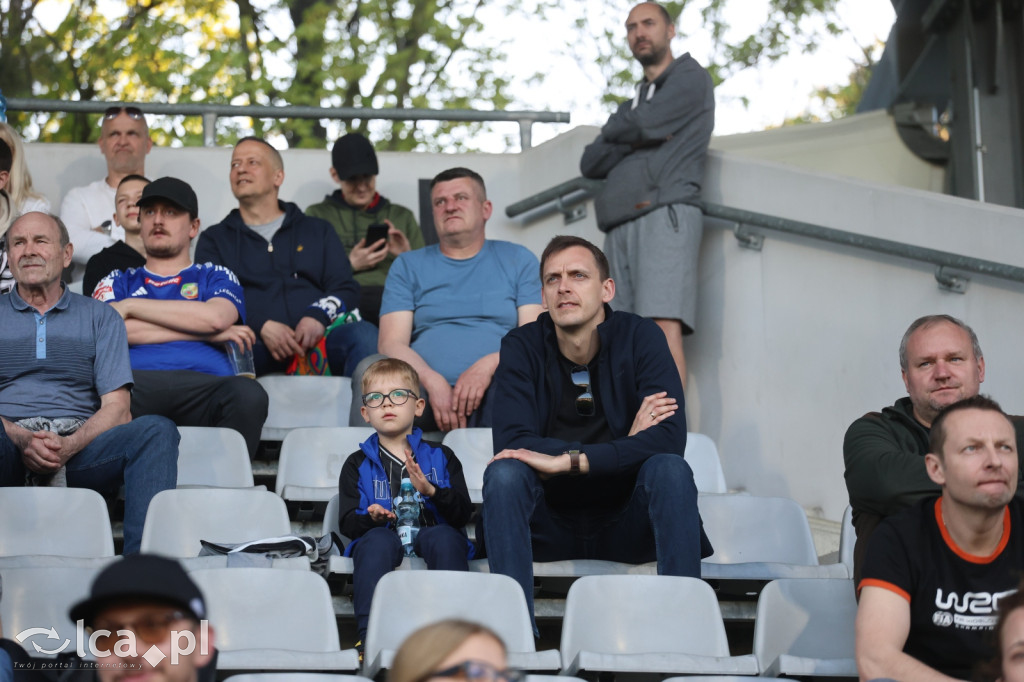 Kibice na meczu Miedź Legnica - Stal Mielec