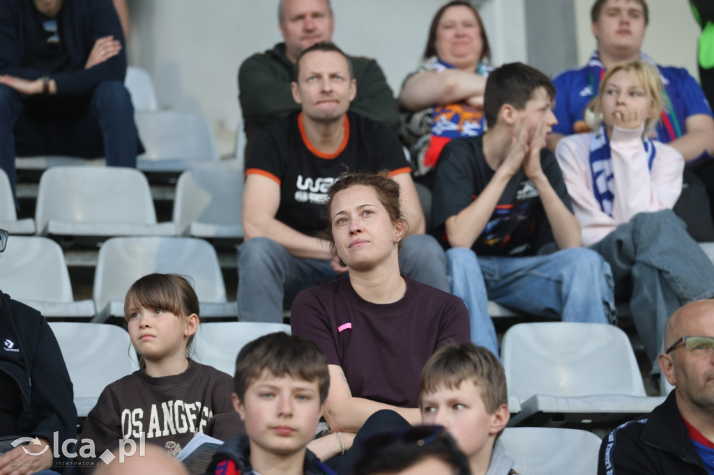 Kibice na meczu Miedź Legnica - Stal Mielec