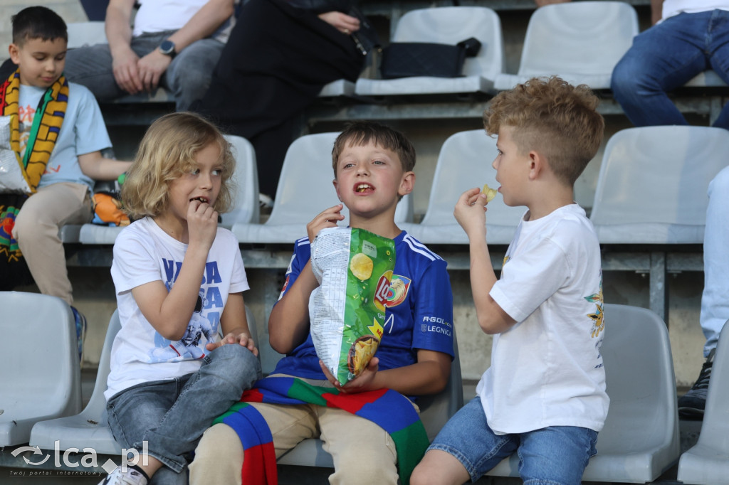 Kibice na meczu Miedź Legnica - Stal Mielec