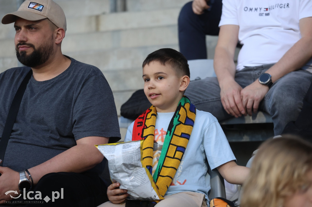 Kibice na meczu Miedź Legnica - Stal Mielec