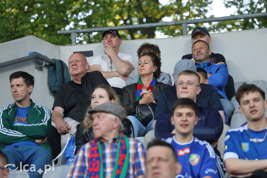 Kibice na meczu Miedź Legnica - Stal Mielec