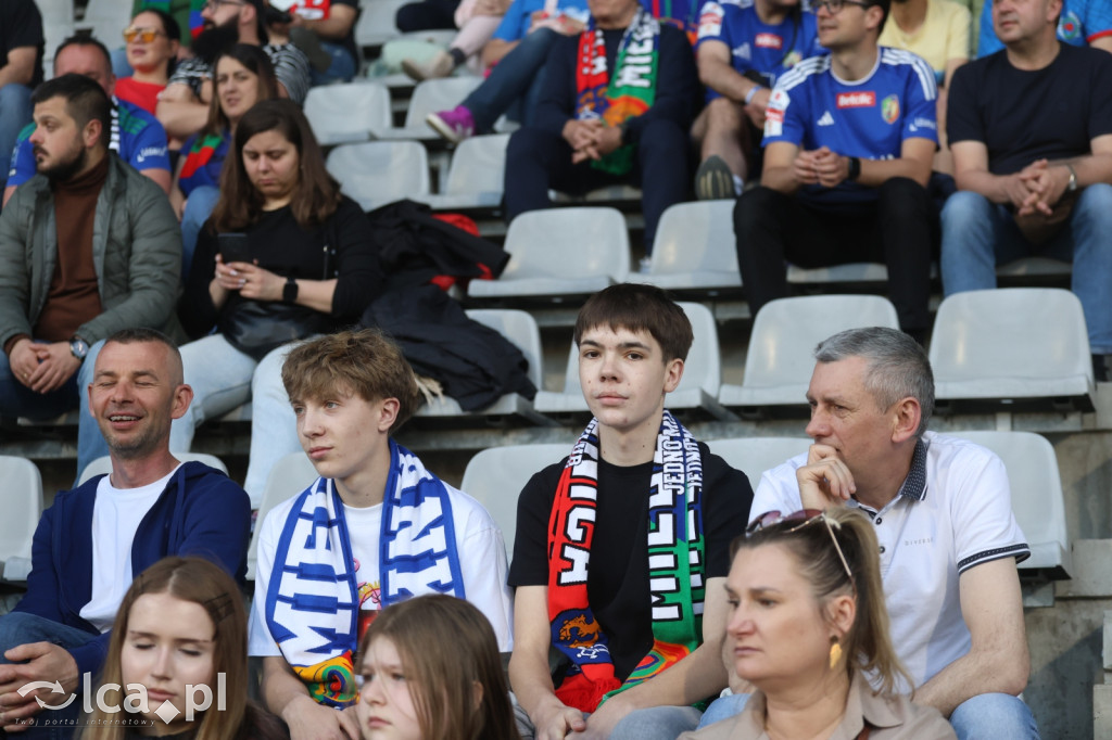 Kibice na meczu Miedź Legnica - Stal Mielec