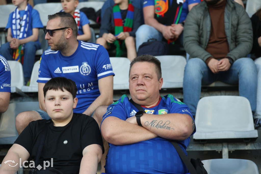 Kibice na meczu Miedź Legnica - Stal Mielec