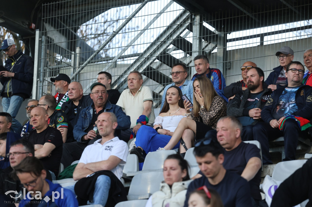 Kibice na meczu Miedź Legnica - Stal Mielec