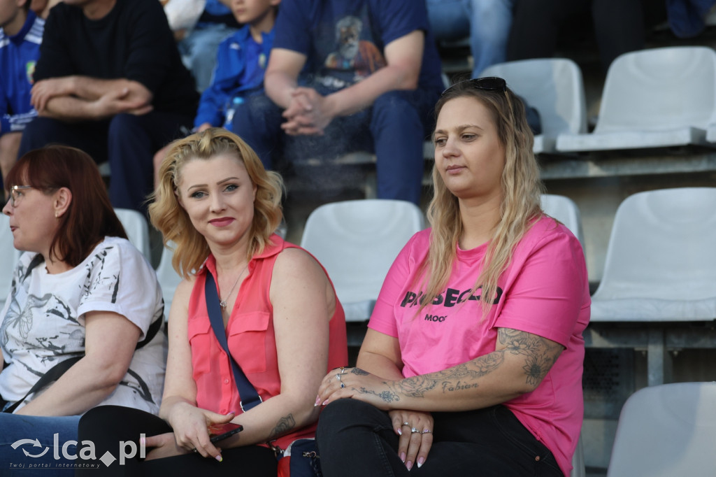 Kibice na meczu Miedź Legnica - Stal Mielec