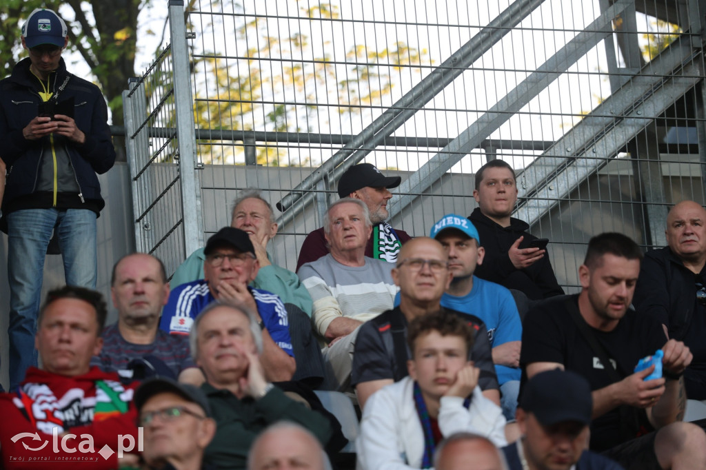 Kibice na meczu Miedź Legnica - Stal Mielec