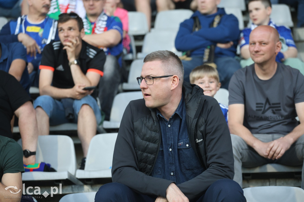 Kibice na meczu Miedź Legnica - Stal Mielec