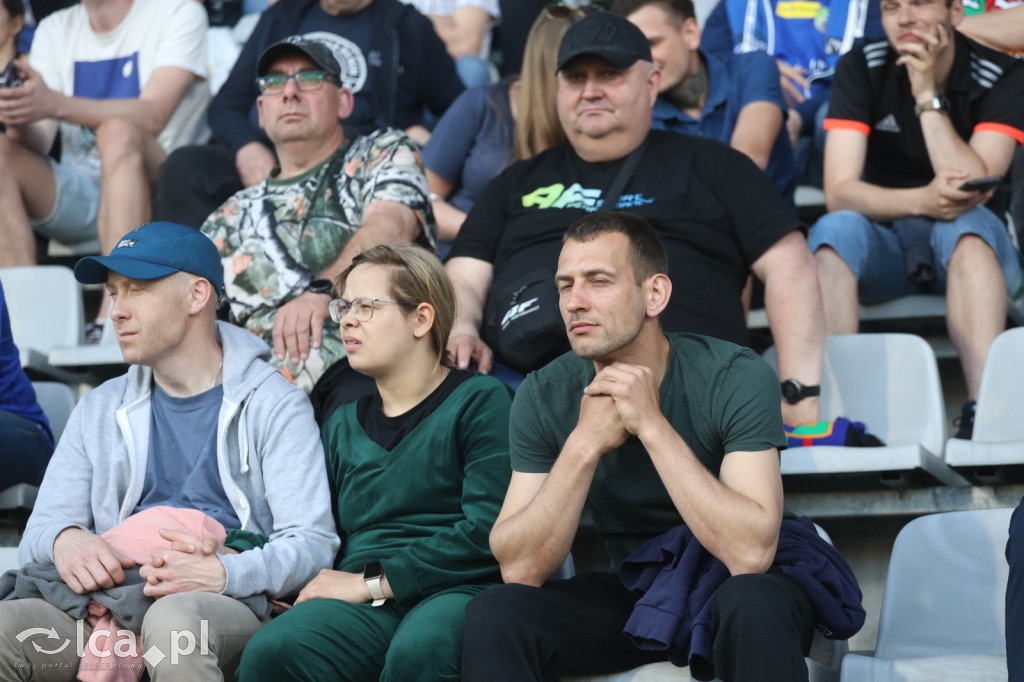 Kibice na meczu Miedź Legnica - Stal Mielec