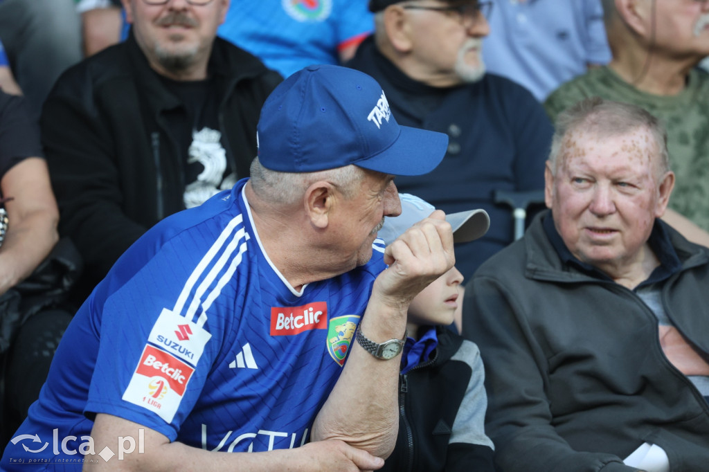 Kibice na meczu Miedź Legnica - Stal Mielec
