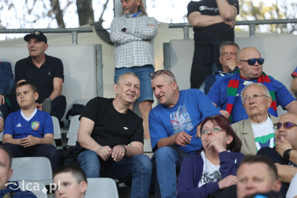 Kibice na meczu Miedź Legnica - Stal Mielec