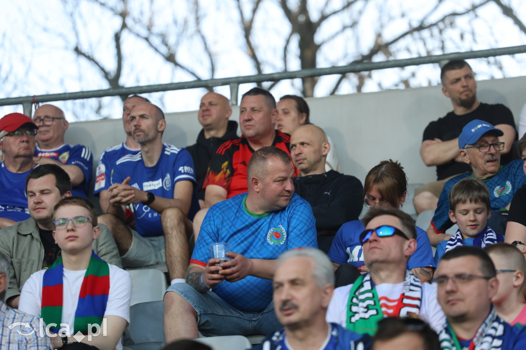 Kibice na meczu Miedź Legnica - Stal Mielec