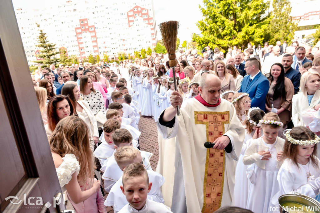 Komunijne chwile w parafii na Koperniku