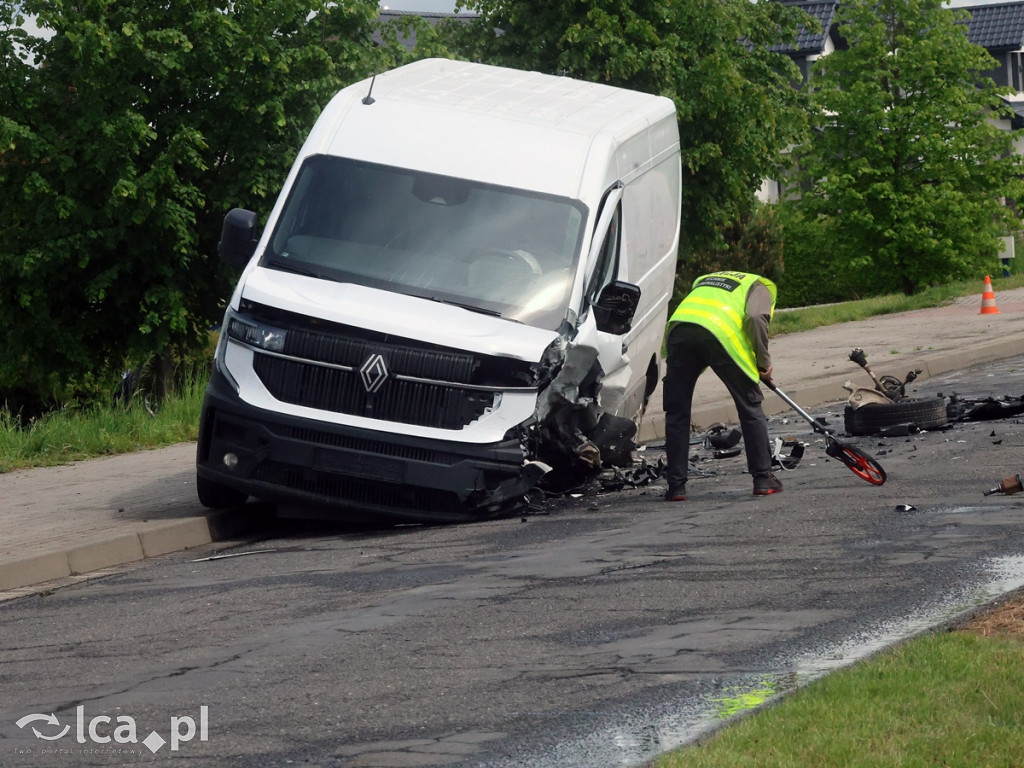 Wypadek na trasie Ziemnice - Grzybiany