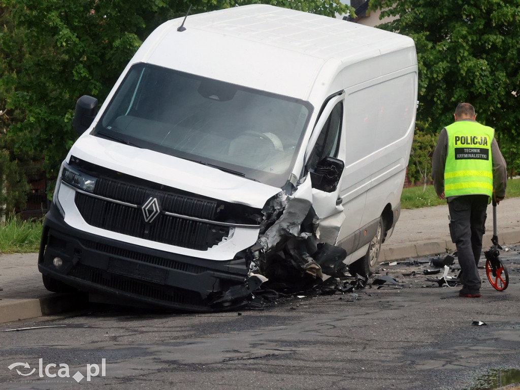 Wypadek na trasie Ziemnice - Grzybiany