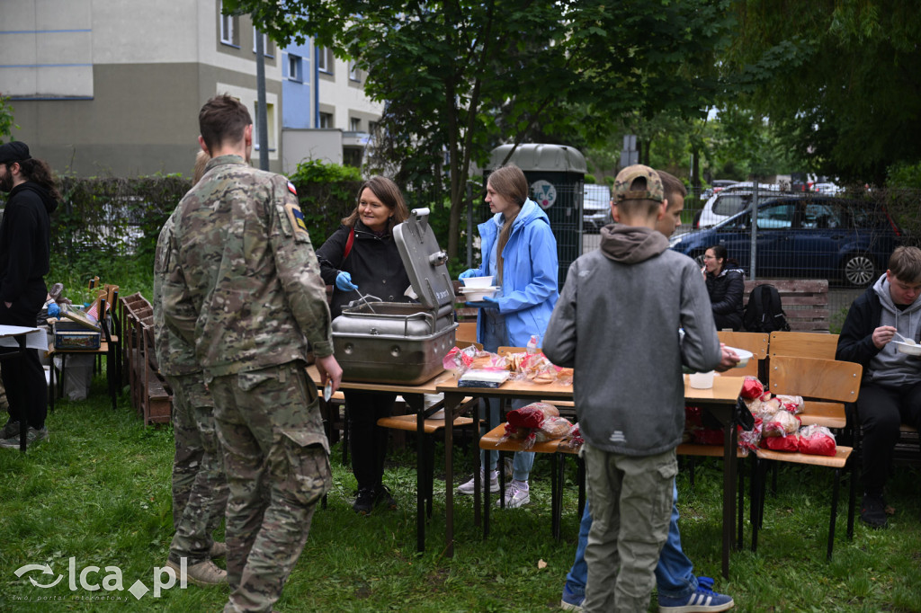 Wojskowy piknik u Zawiszy Czarnego