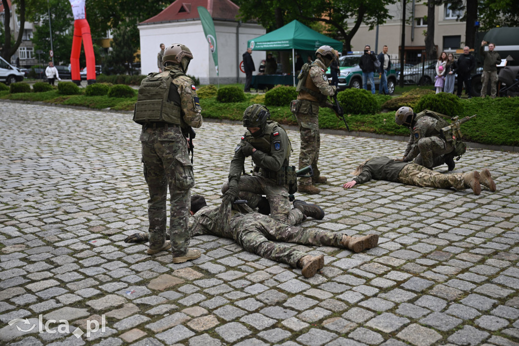 Wojskowy piknik u Zawiszy Czarnego