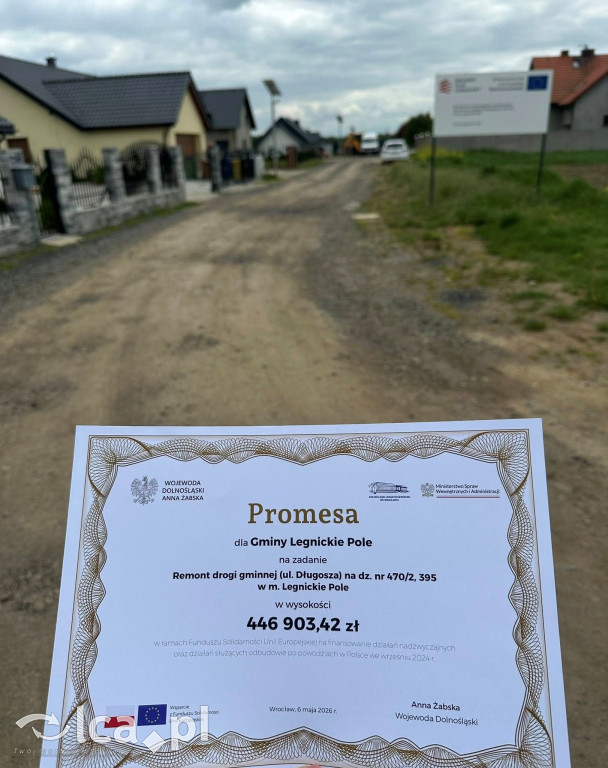 Kolejne drogowe inwestycje w gminie Legnickie Pole