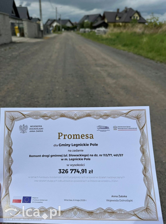 Kolejne drogowe inwestycje w gminie Legnickie Pole