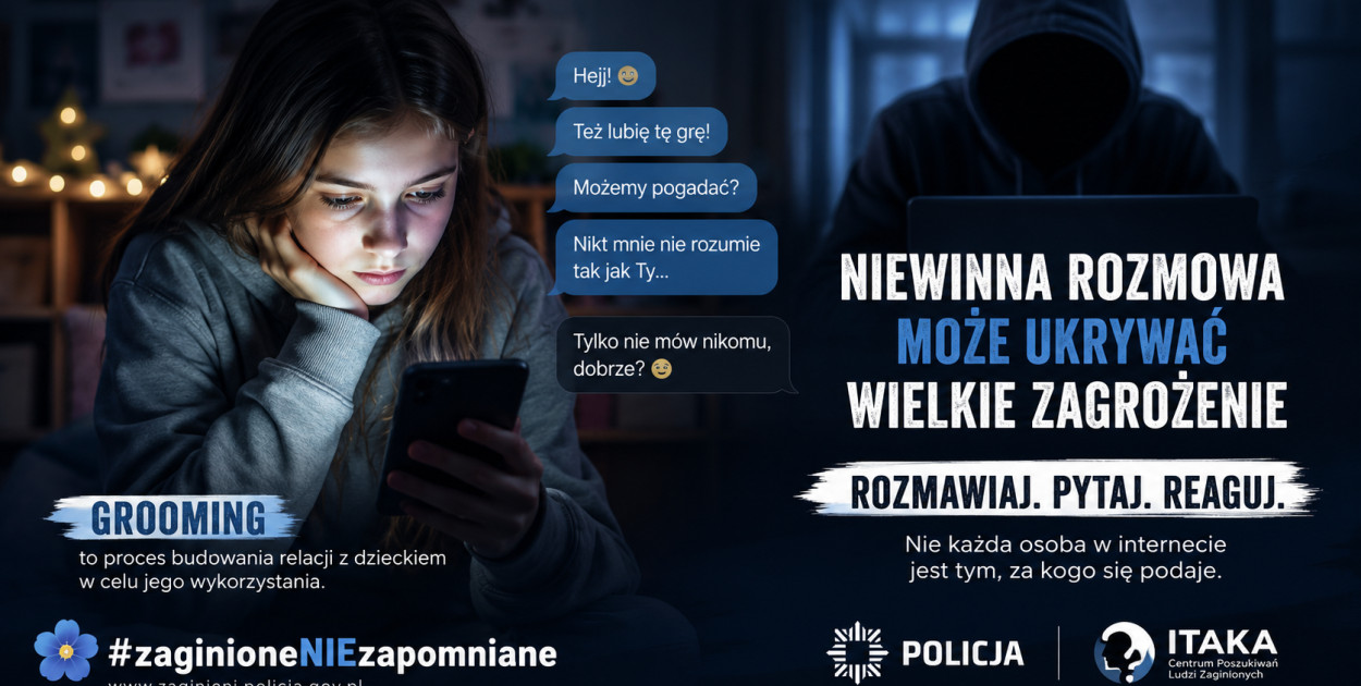 „Tylko nie mów nikomu”. Policja ostrzega rodziców