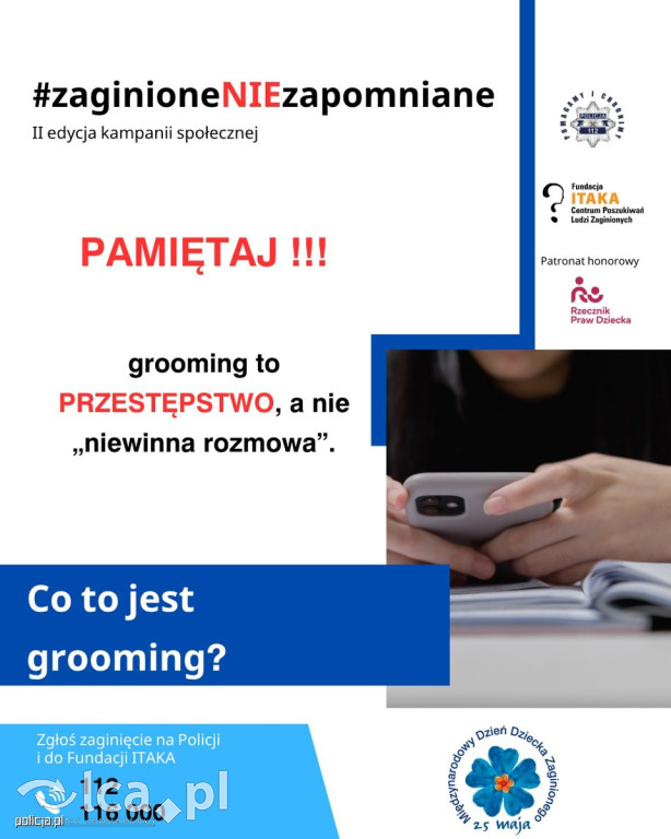 „Tylko nie mów nikomu”. Policja ostrzega rodziców