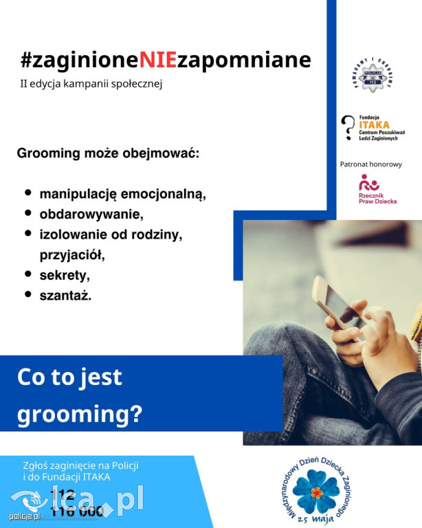 „Tylko nie mów nikomu”. Policja ostrzega rodziców