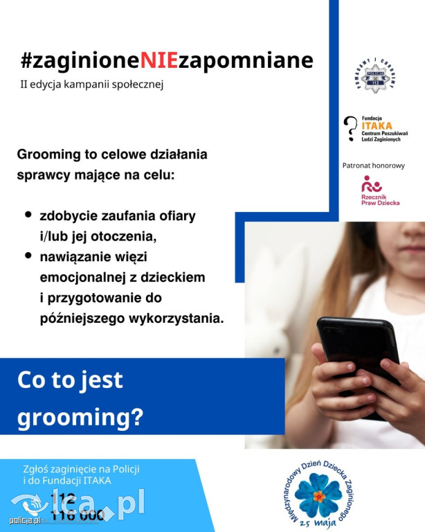 „Tylko nie mów nikomu”. Policja ostrzega rodziców