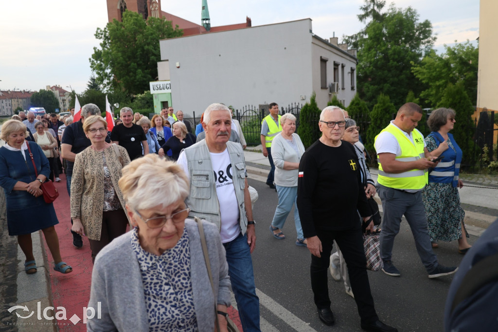 Legniczanie uczcili Jana Pawła II marszem pamięci