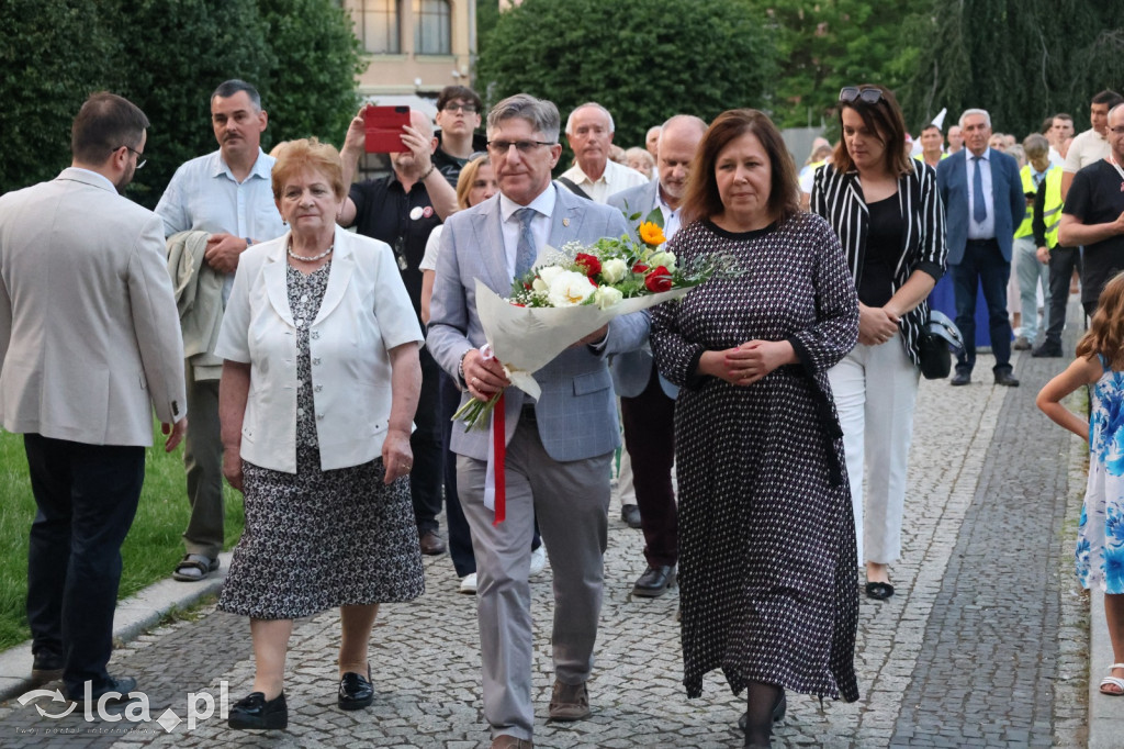 Legniczanie uczcili Jana Pawła II marszem pamięci