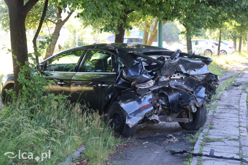 Groźny wypadek na Iwaszkiewicza