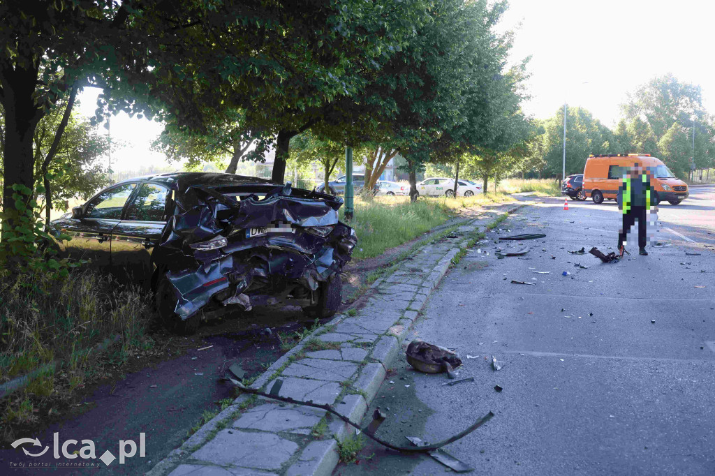 Groźny wypadek na Iwaszkiewicza