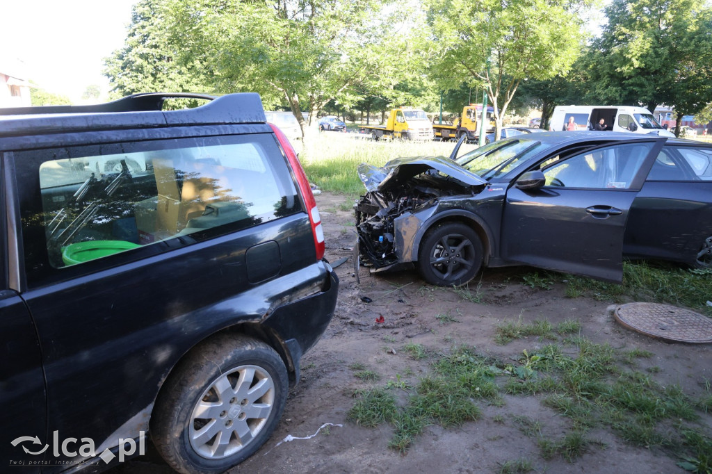 Groźny wypadek na Iwaszkiewicza