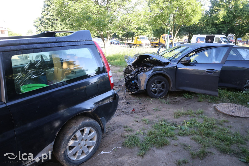 Groźny wypadek na Iwaszkiewicza