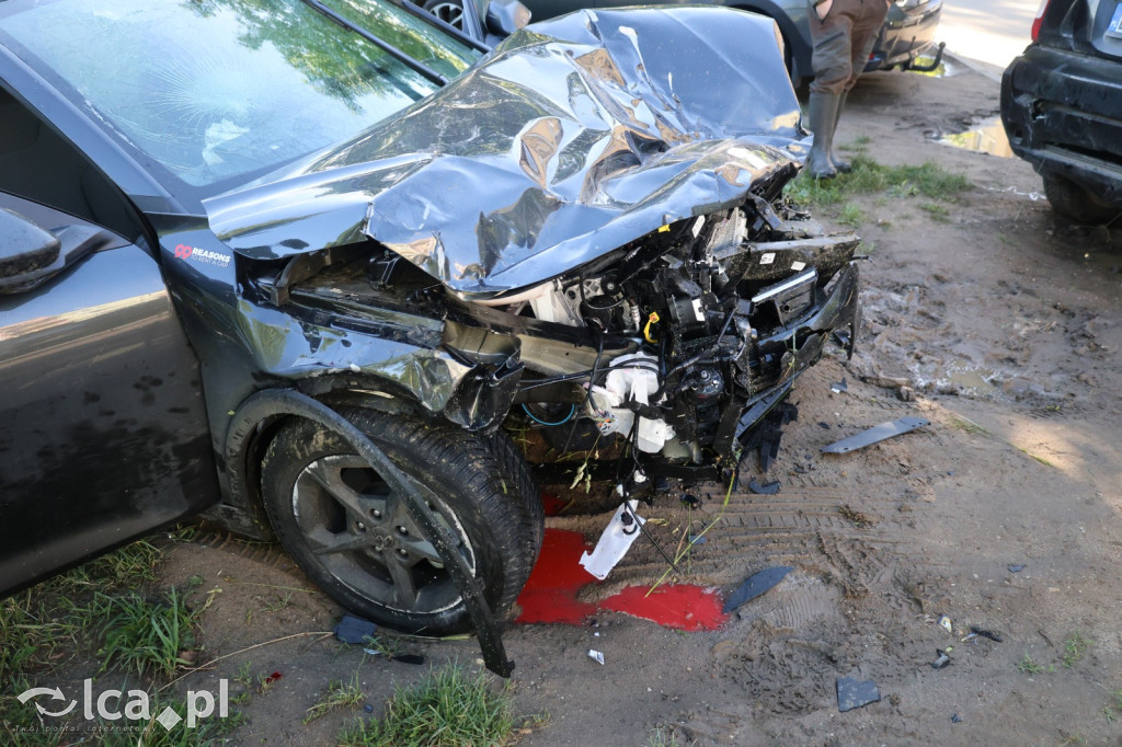 Groźny wypadek na Iwaszkiewicza