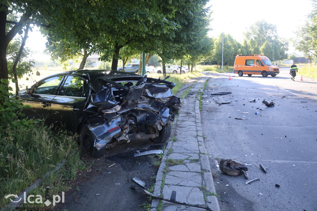 Groźny wypadek na Iwaszkiewicza