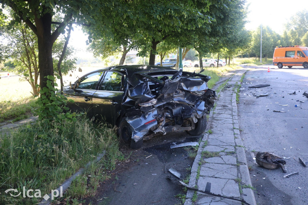 Groźny wypadek na Iwaszkiewicza