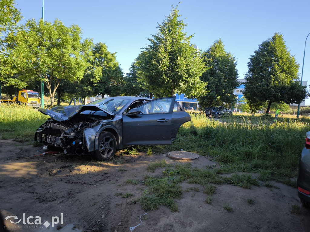 Groźny wypadek na Iwaszkiewicza