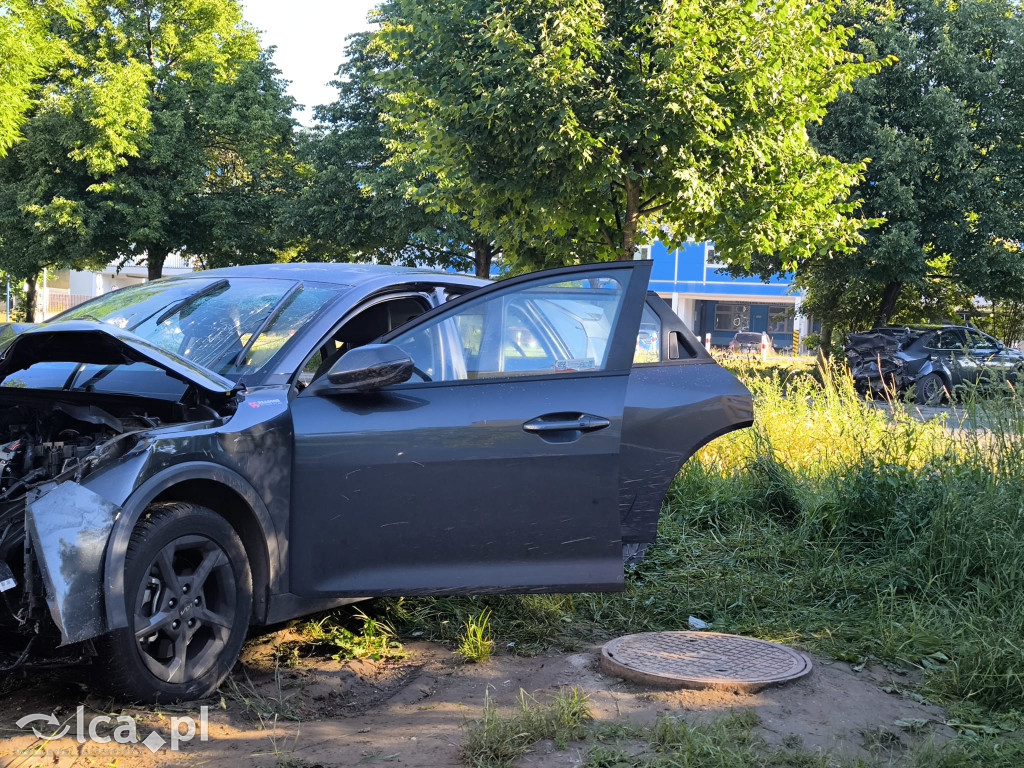 Groźny wypadek na Iwaszkiewicza