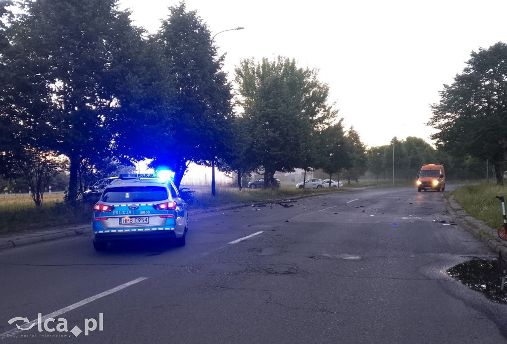 Groźny wypadek na Iwaszkiewicza