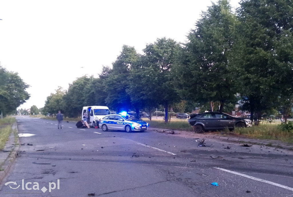 Groźny wypadek na Iwaszkiewicza