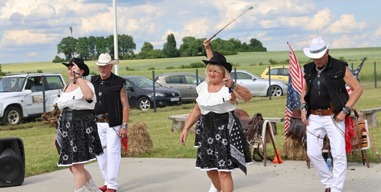 Impreza na prerii w Golance Górnej