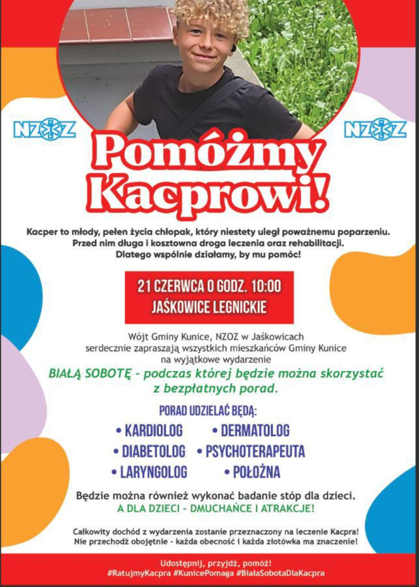 Biała Sobota dla Kacpra (mat. prasowe)