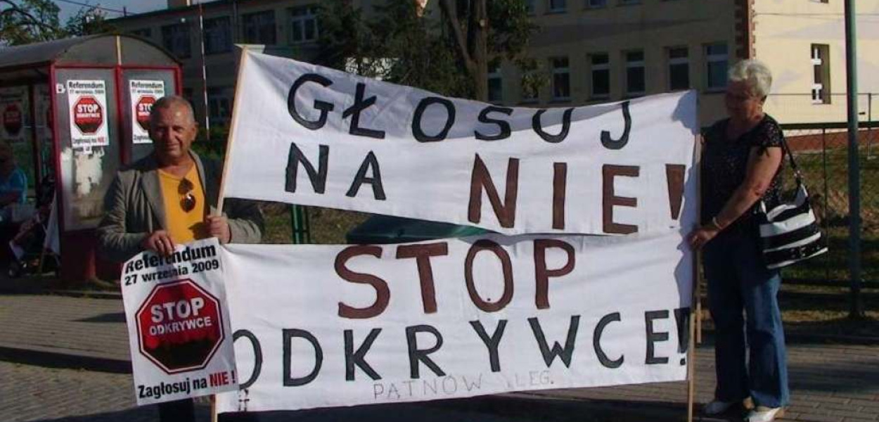 Blokada ze wsparciem starosty i radnego