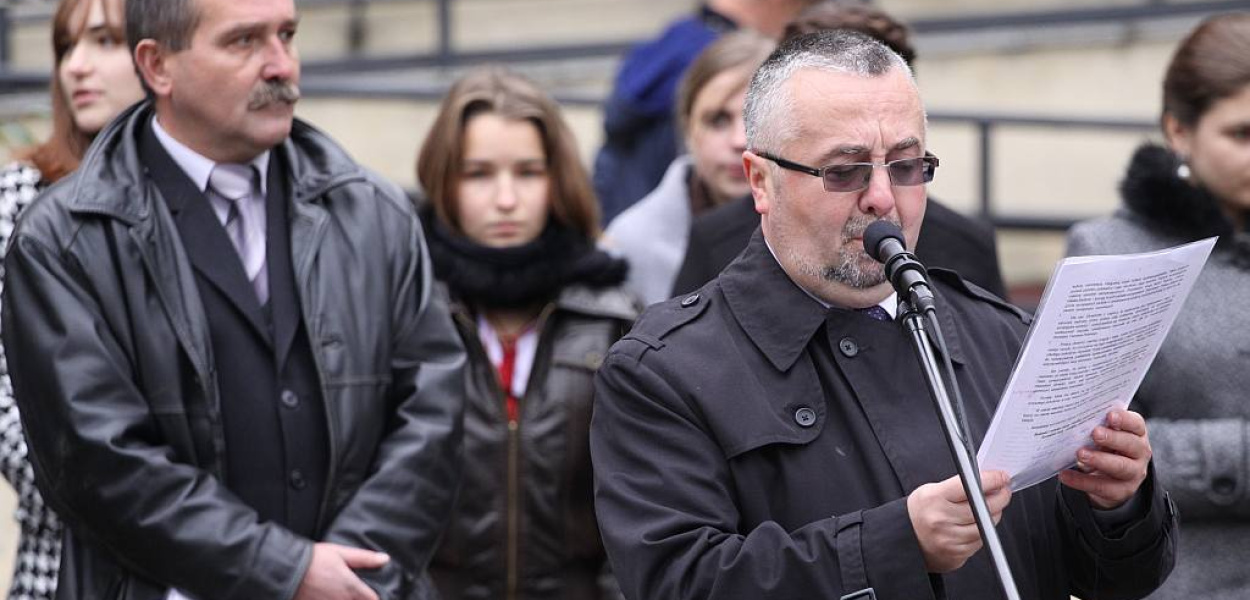 Otwarcie ulicy z dyplomatami